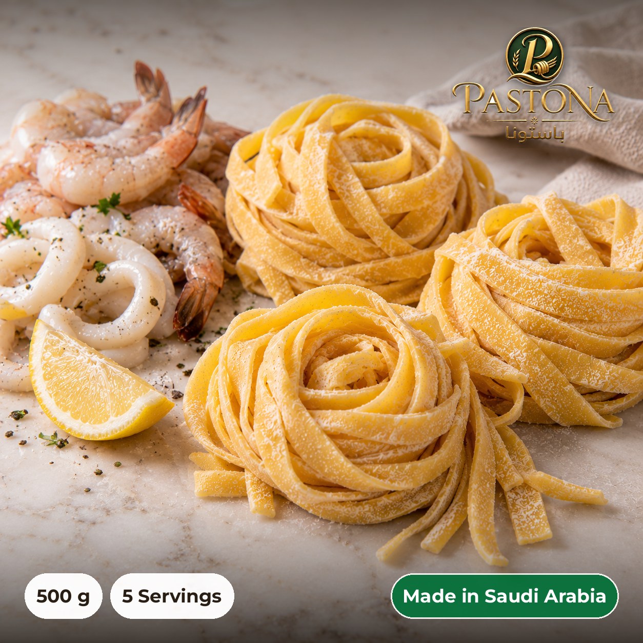 Seafood Fettuccine - Pastona